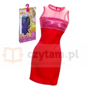 BARBIE Sukienka kolorowa z koronką (CFX65/CLL59)
