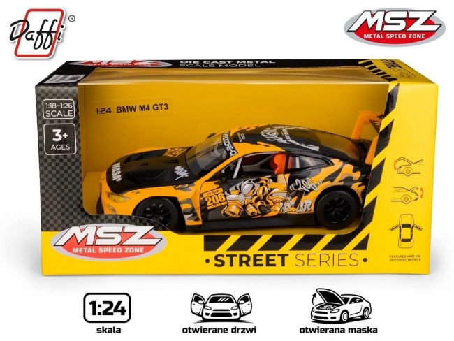 BMW M4 GT3 with WASA żółty