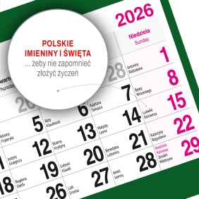 Kalendarz 2026 Trójdzielny - Góry