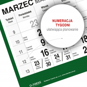 Kalendarz 2026 Trójdzielny - Góry