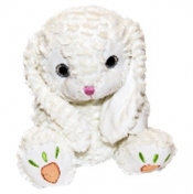 Maskotka Króliczek Łukaszek biały 33 cm (5068B)