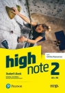  High Note 2. Język angielski. Student`s Book A2+/B1 + Online Resources.