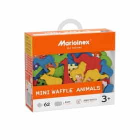 Mini Waffle - Zwierzęta, 62 el.