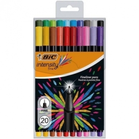Cienkopisy Intensity Fine AST+FUN 20szt BIC