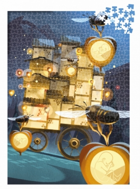 Dixit: Puzzle - Deliveries (1000 elementów) - Coudray Marina