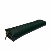 Piórnik szkolny jamnik butelkowy zielony