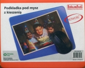 Podkładka pod mysz z kieszenią pomarańczowa