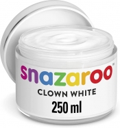 Farba do twarzy i ciała Snazaroo Clown White, 250 ml