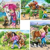 Puzzle x 4 - Fun with Horses CASTOR (04430)