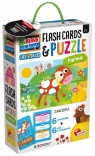  Zabawa i edukacja - Puzzle dziecięce i flashcards - Farma (304-PL72699)