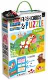 Zabawa i edukacja - Puzzle dziecięce i flashcards - Farma (304-PL72699)