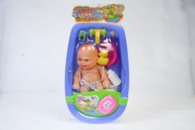 Wanienka plastkowa + akcesoria 26x49x10