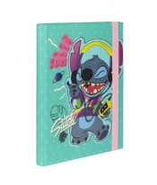 Coolpack, Teczka przestrzenna tekturowa z gumką A5 Disney Blue - Stitch (78430PTR)