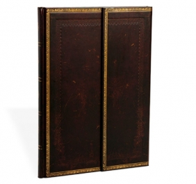 Notatnik gładki Paperblanks Black Moroccan Grande