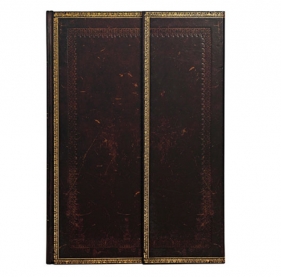 Notatnik gładki Paperblanks Black Moroccan Grande