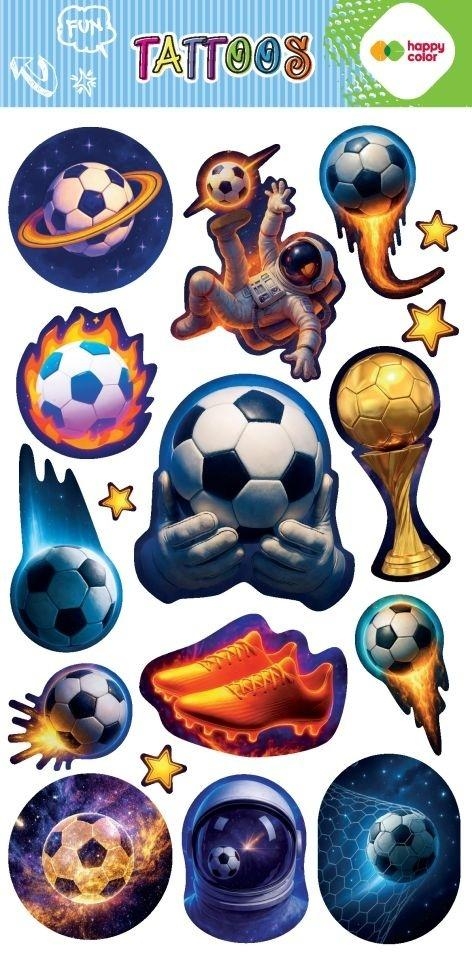 <img src='https://webimage.pl/pics/430/9/d5902979039430.jpg' style='height:440px' /> Tatuaże zmywalne Cosmo Ball HAPPY COLOR