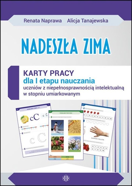 Nadeszła zima Karty pracy sztywna teczka