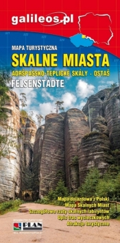 Mapa turystyczna - Skalne Miasta 1:35 000 w.2025 - Opracowanie zbiorowe