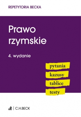 Prawo rzymskie. Pytania, Kazusy, Tablice, Testy