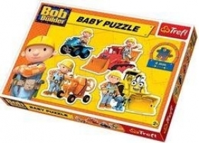 Bob i jego maszyny - Baby Puzzle - 4 elementy (36043)