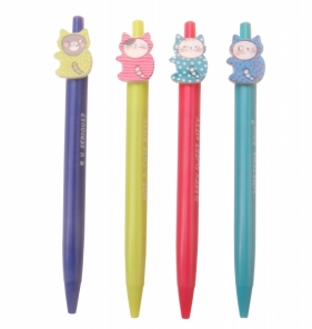 Długopis automatyczny So Many Cats, 0,7 mm - niebieski (MG ABPH4571 KP40)