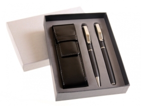 Komplet pióro+długopis Cresco ASTON etui-ES (mix) (830017)