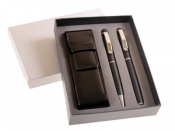 Komplet pióro+długopis Cresco ASTON etui-ES (mix) (830017)