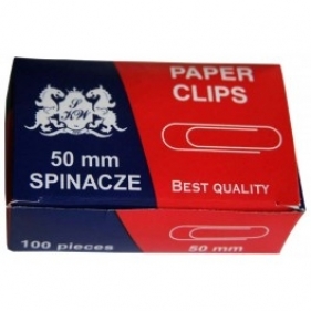 Spinacz okrągły 50mm opakowanie 100 szt.