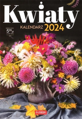 Kalendarz 2024 A4 - Kwiaty