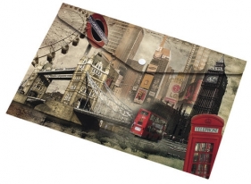 London koperta na napę z nadrukiem A4 pp