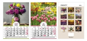Kalendarz 2024 A4 - Kwiaty