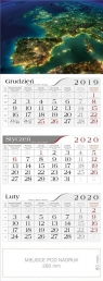 Kalendarz 2020 Trójdzielny Europa CRUX