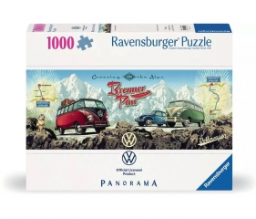 Ravensburger, Puzzle Panorama 1000: Volkswagen Vintage (12000443)