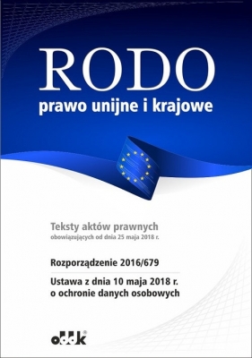 RODO prawo unijne i krajowe