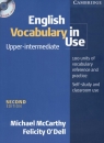 English Vocabulary in Use Upper - intermediate + CD 100 units of McCarthy Michael, ODell Felicity