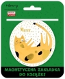Zakładka magnetyczna kulka 2 kot - żółty