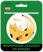 Zakładka magnetyczna kulka 2 kot - żółty