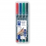 Foliopis Staedtler Lumocolor komplet 4 kolory (313 WP4)