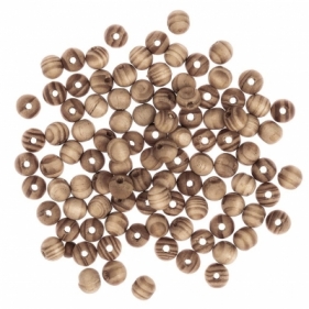 Koraliki drewniane kulki sosnowe 10mm 100szt