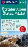 Otztaler Alpen, Otztal, Pitztal 1:50 000 Kompass