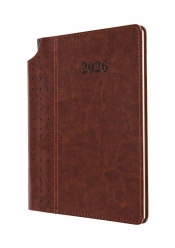 Terminarz 2026 tygod. A5 perforowany grzbiet MIX