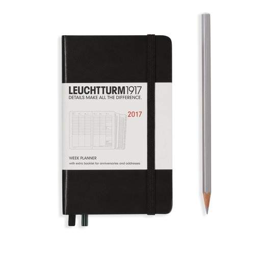 Kalendarz tygodniowy kolumnowy 2017 Pocket Leuchtturm1917