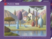 Heye, Puzzle 1000: Timeless - Pani w błękicie (30043)
