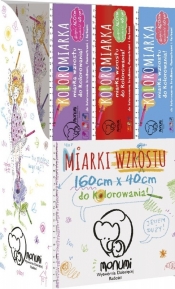 Kolorowanka ścienna XXL miarki 6 wzorów display (mpp-0002d1)