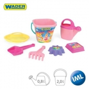 Komplet do piasku z IML 7 elementów - dla dziewczynek (75043)