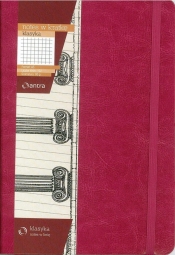 Notes w kratkę A5 Klasyka różowy