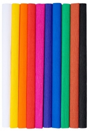 Bibuła marszczona różnokolorowa 10szt. 50x200cm HERLITZ