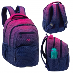 Astrabag, Plecak Hexagon - Pink Ombre, AB200