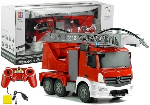 Wóz strażacki Mercedes Benz zdalnie sterowany