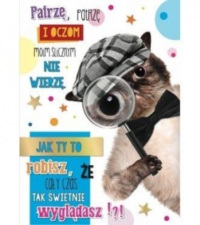 Karnet 3DV-045 urodziny - QDK-011